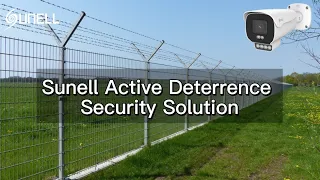 Решение активного сдерживания Sunell безопасности