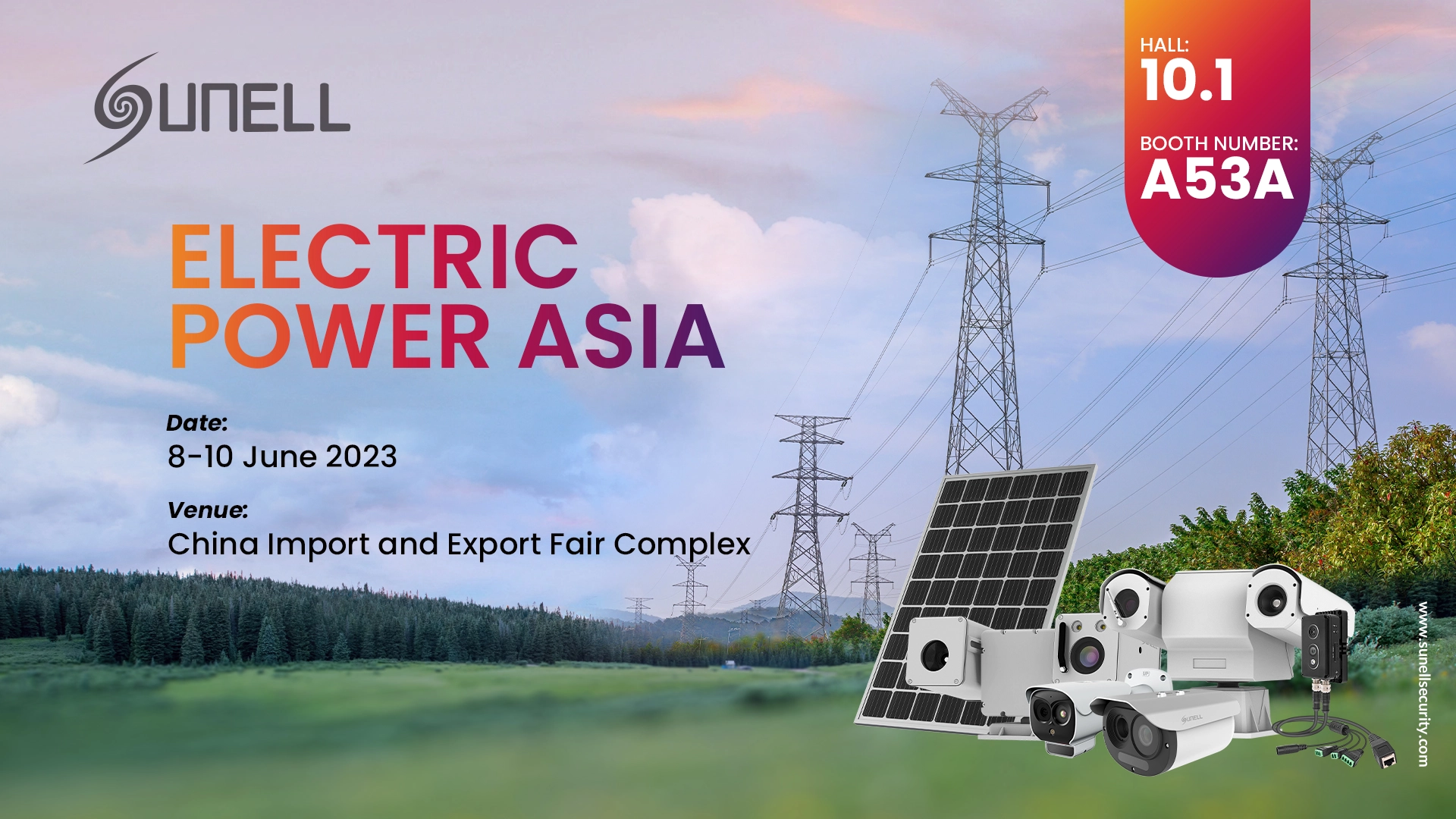 Sunell представит тепловизионные интеллектуальные решения на Electrical Power ASIA